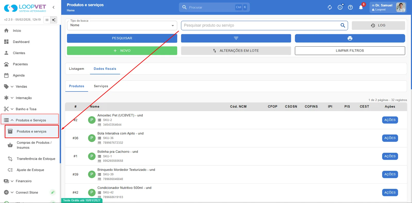 Captura de tela: 14. Como Configurar Produtos a Granel