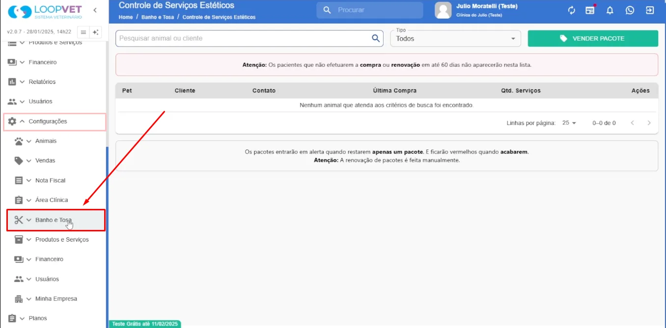Captura de tela: 3. Configurar Checklist