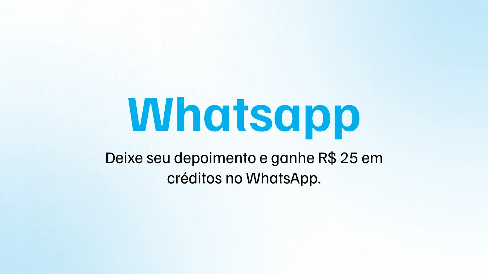 Deixe o seu Depoimento